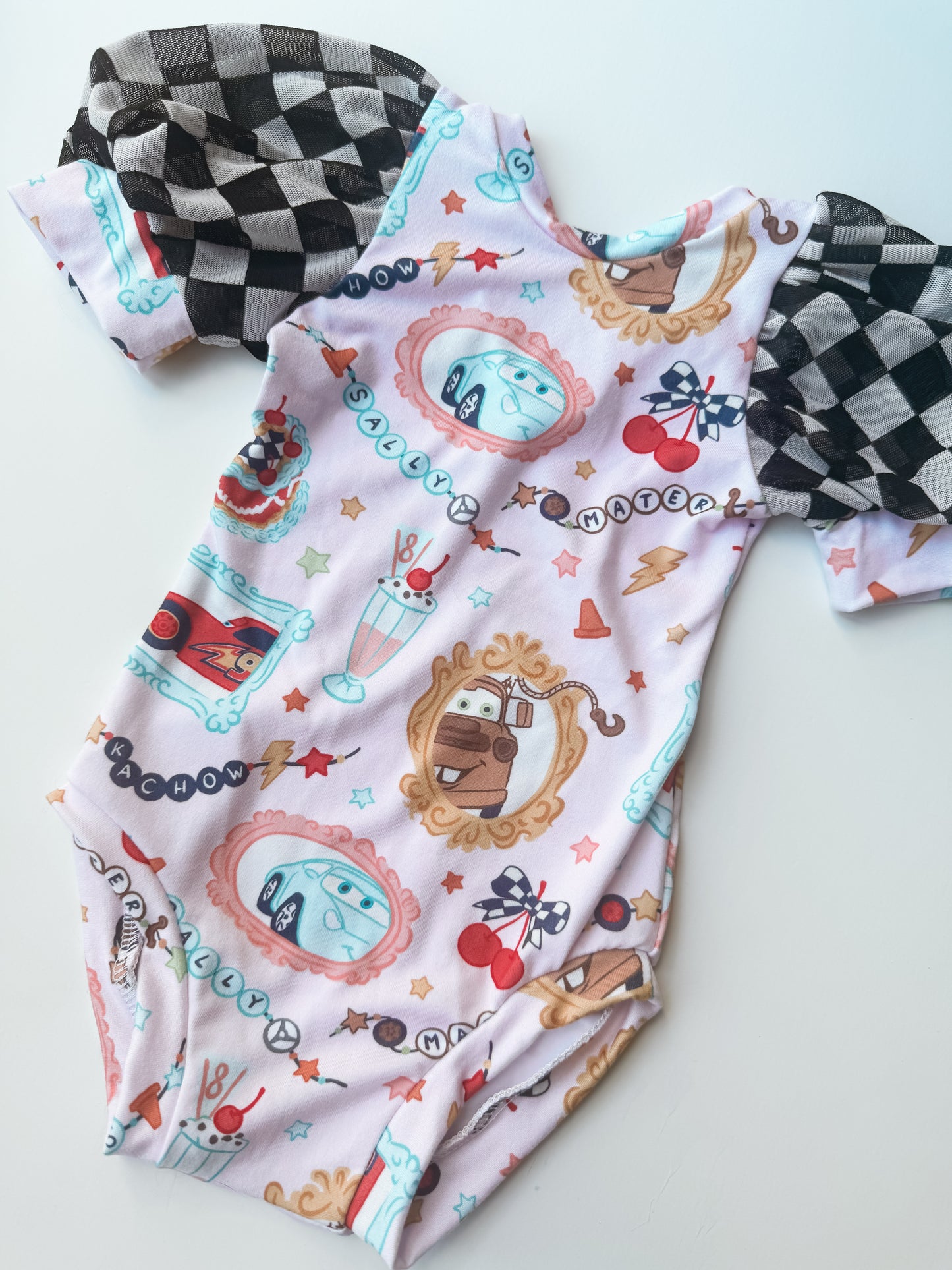 Coquette Cars Puff Sleeve Leo