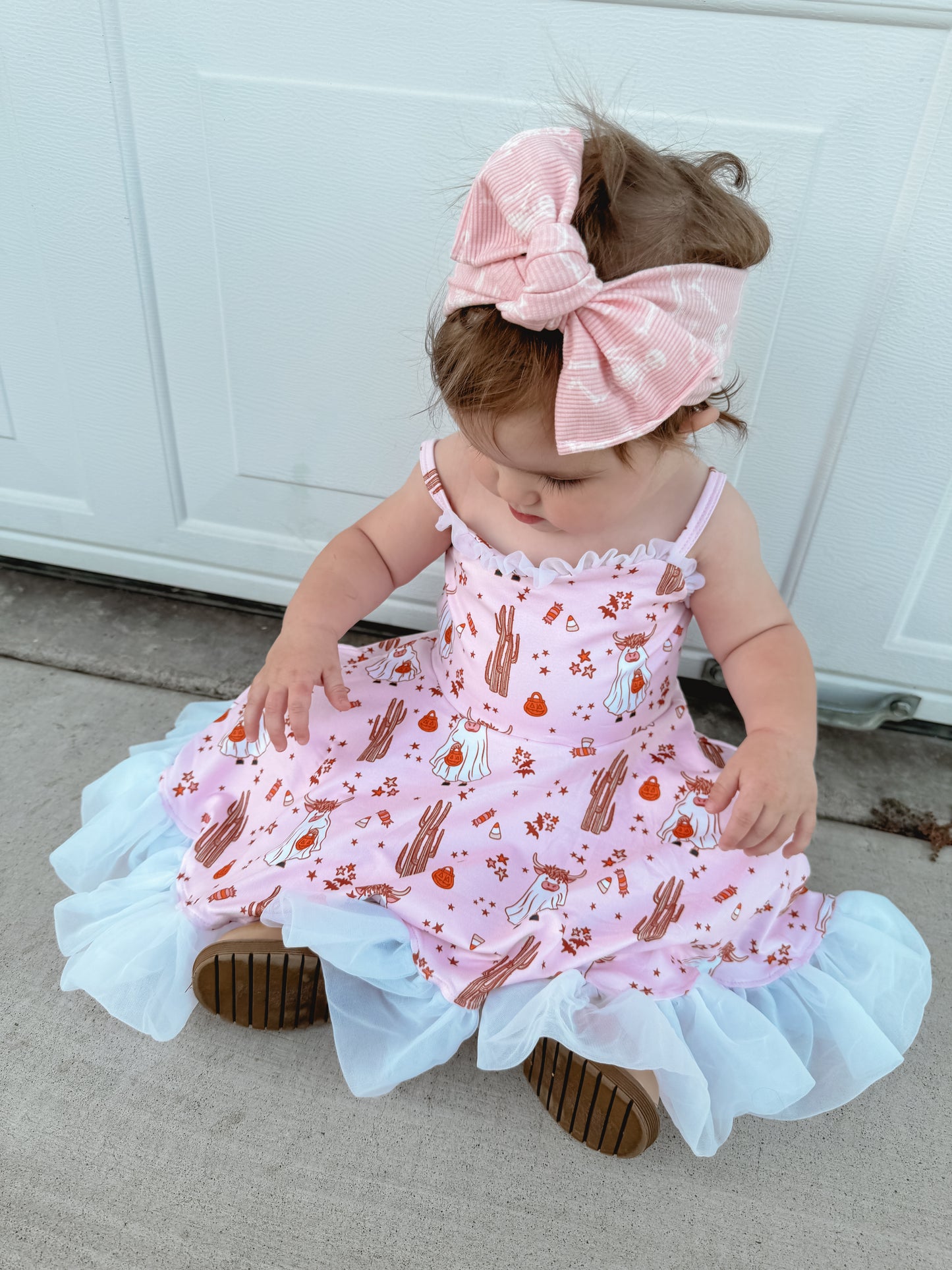Western Halloween Twirl Dress (RTS)