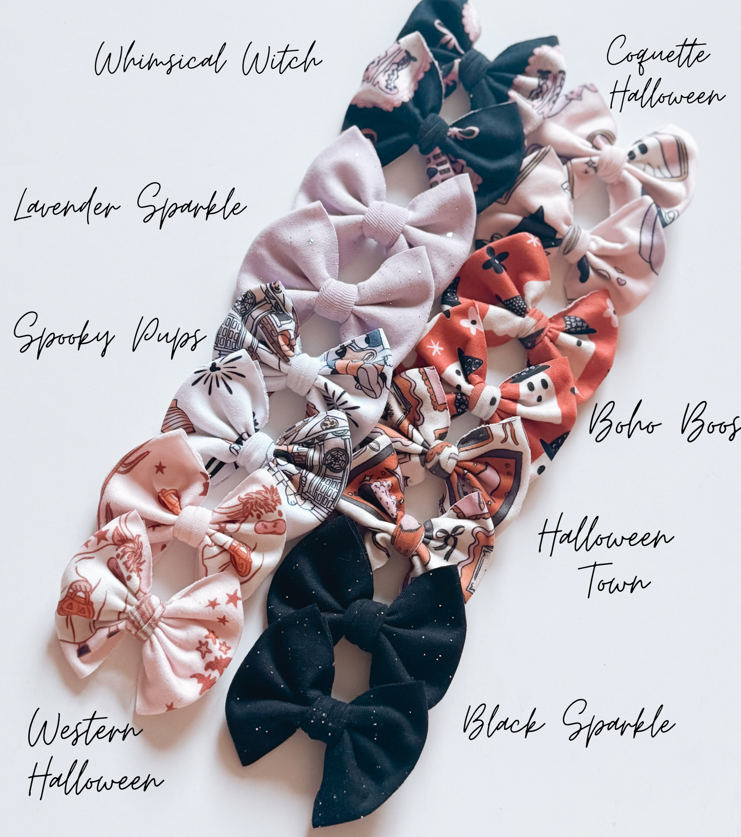 Halloween Collection Piggies or Pinwheel Bow