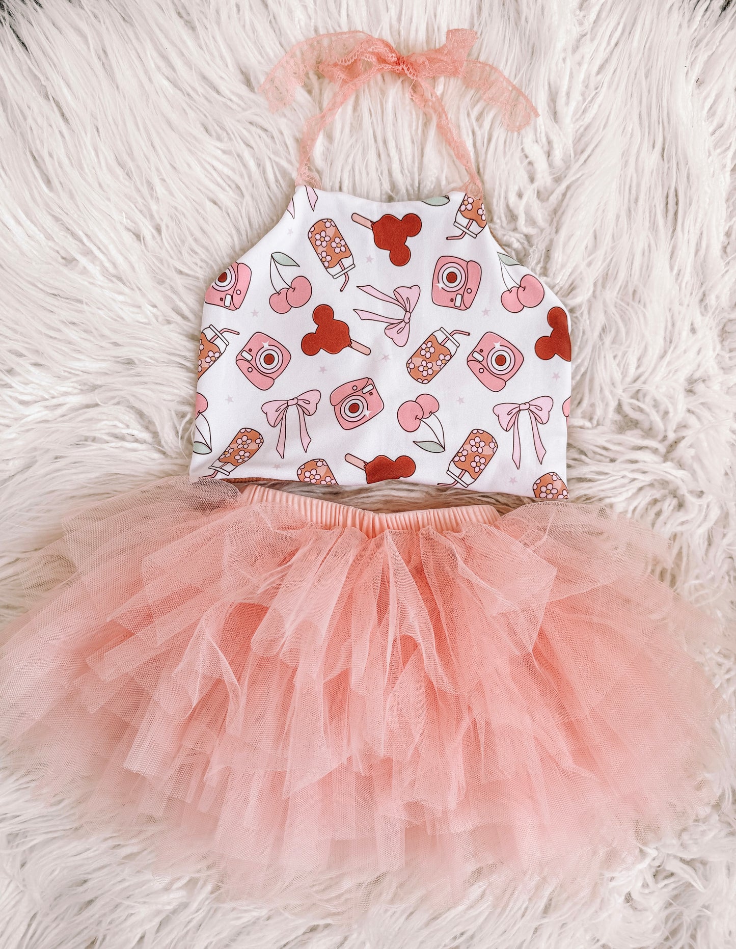 Exclusive “Sweet Memories” Halter + Tutu Set (RTS)