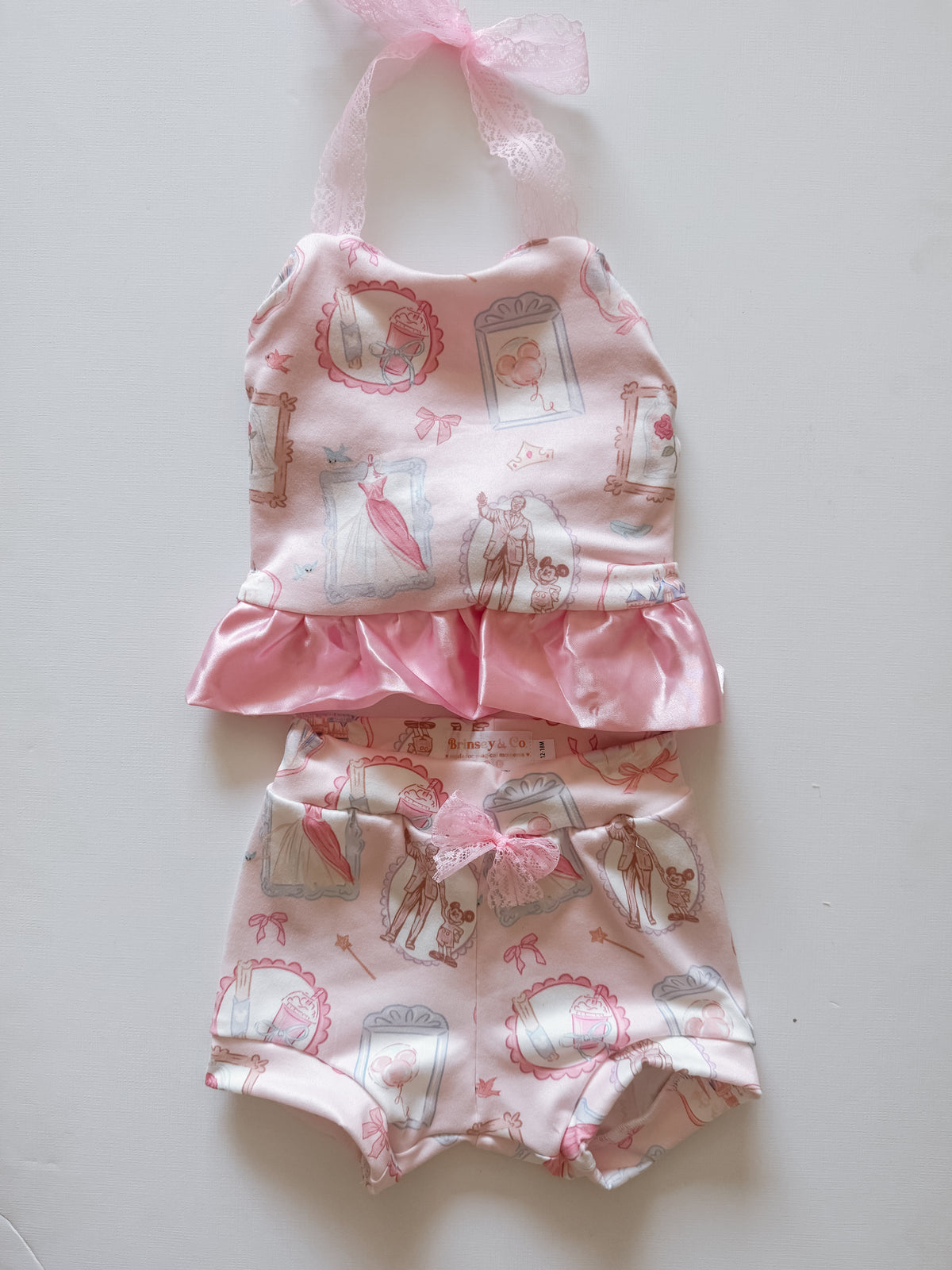 Pink Park Halter Lounge Set