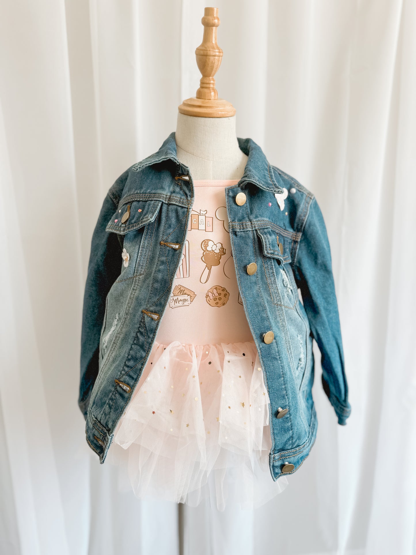 (RTS) Custom Magical Denim Jacket