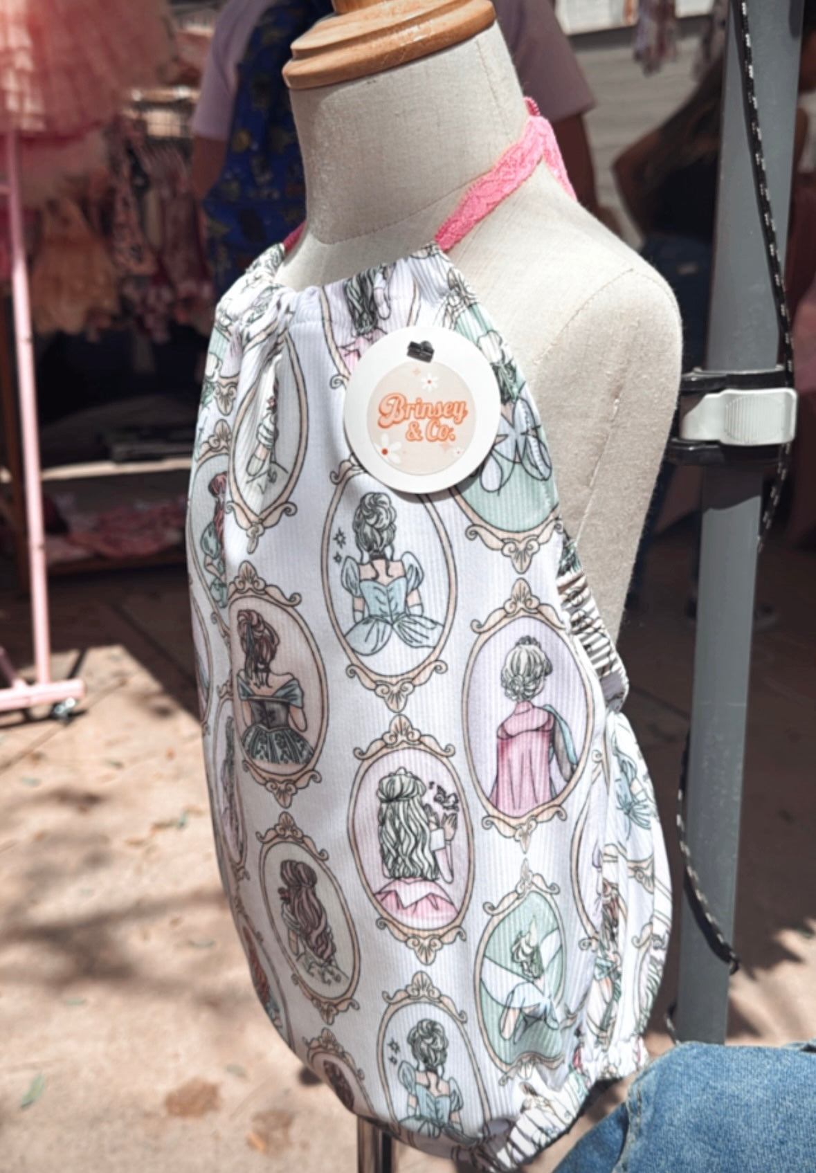 Vintage Princess Bubble Romper