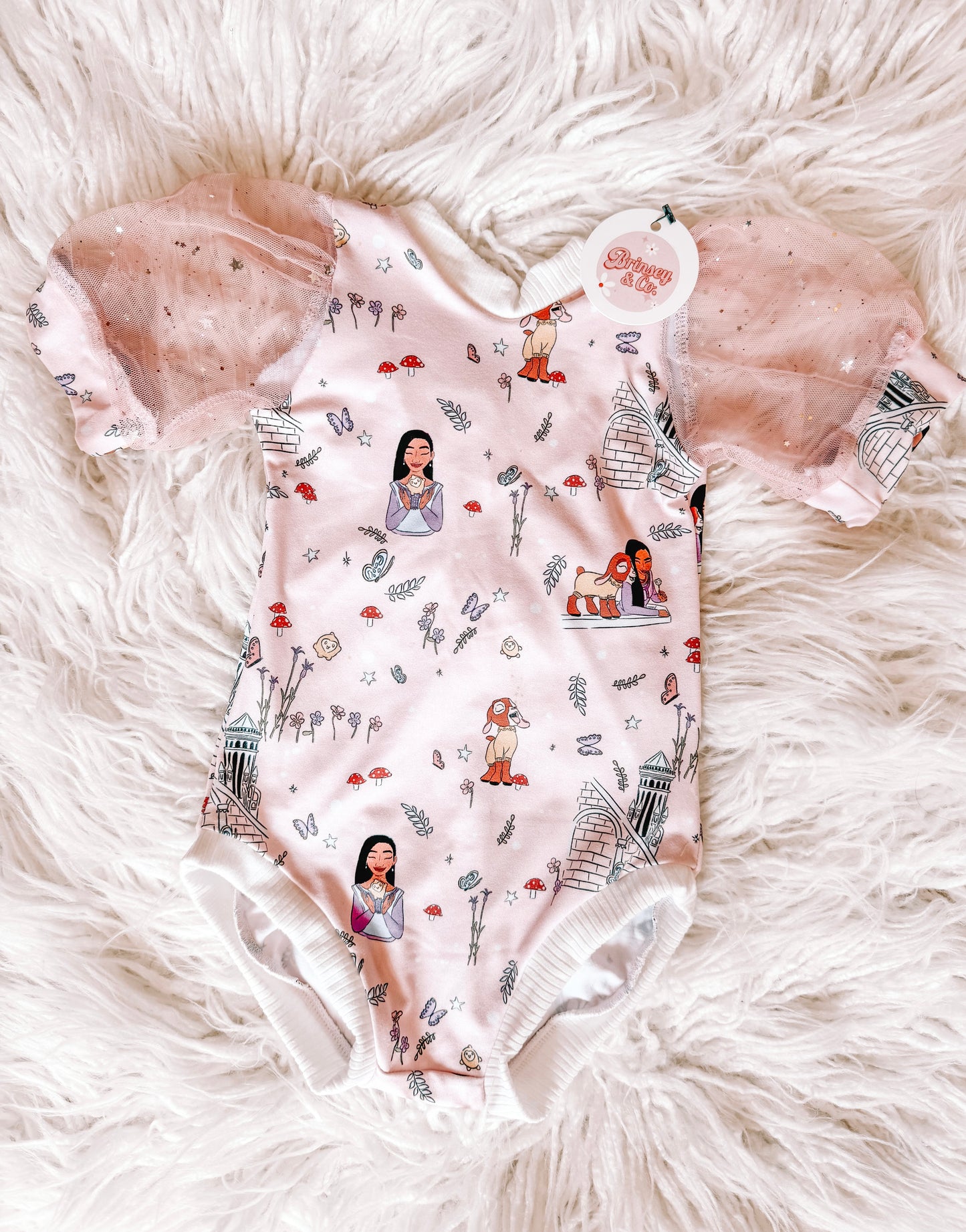 Magical Wishes Puff Sleeve Leotard