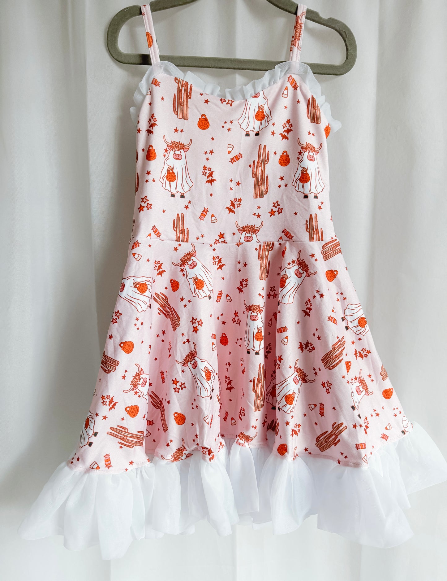 Western Halloween Twirl Dress (RTS)