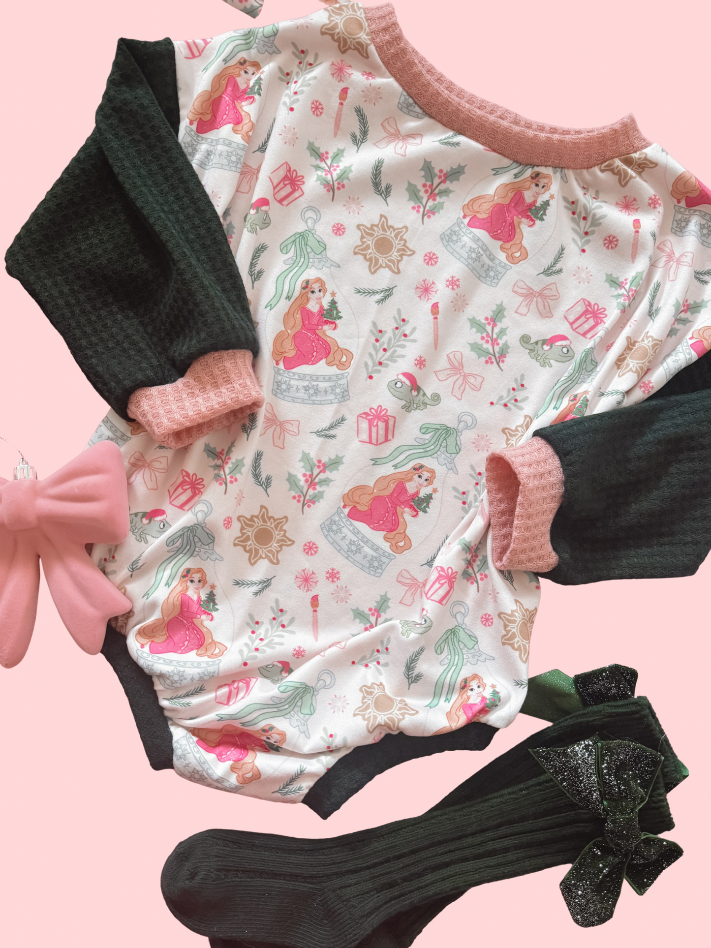 Tangled in Tinsel Sweater Romper