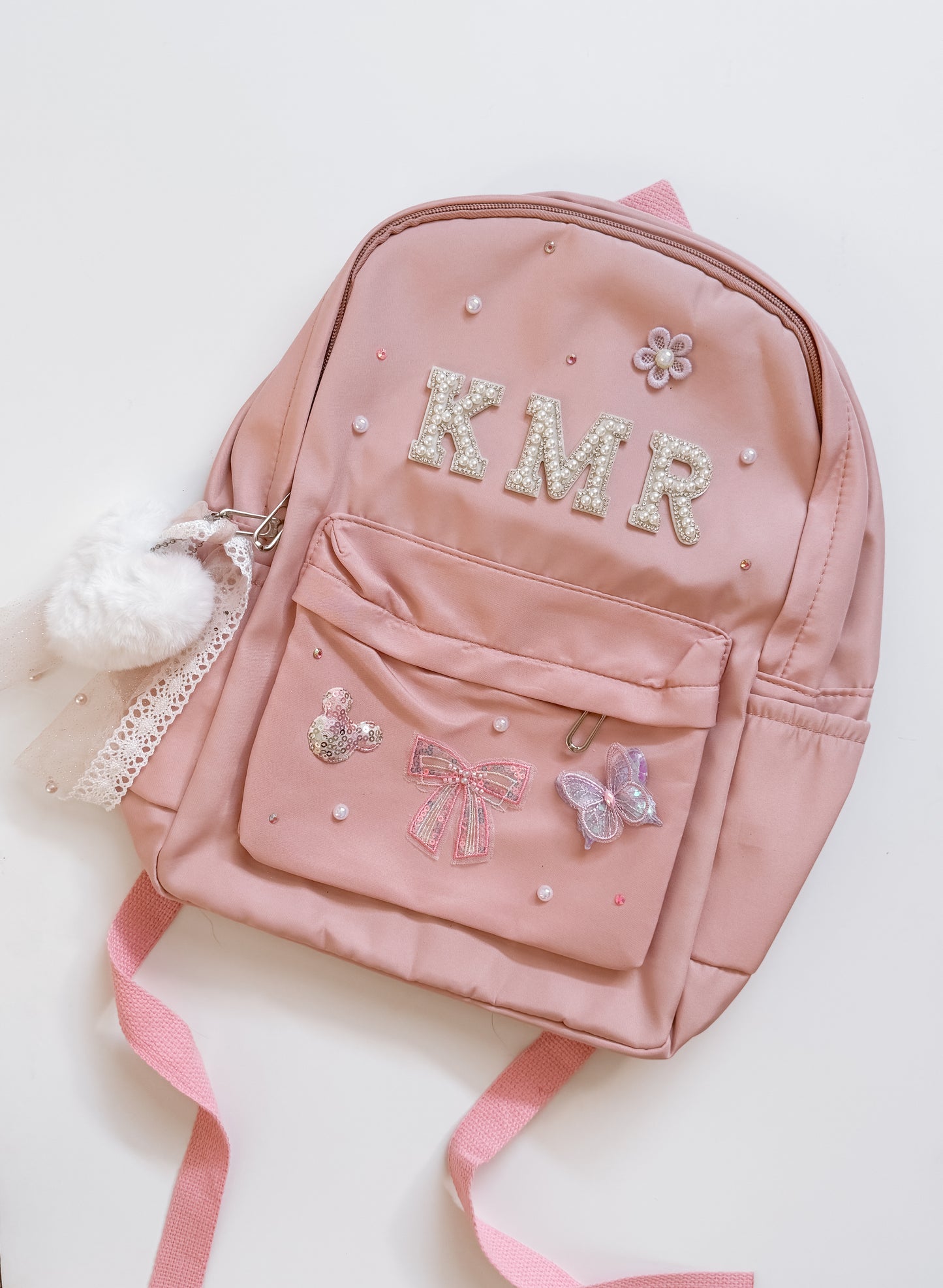 Custom Pink Girly Backpack