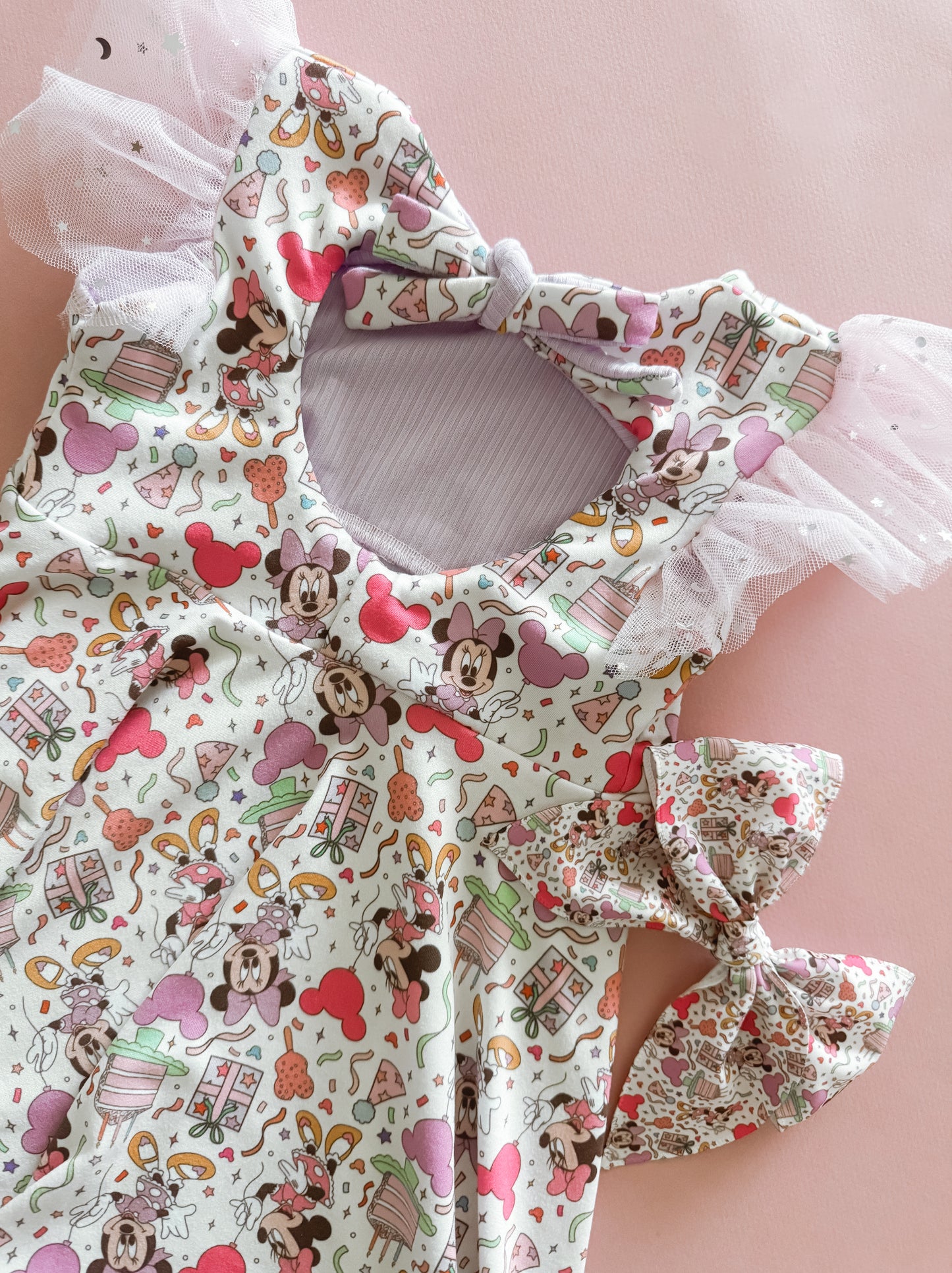 Mouse Birthday Open Back Dress