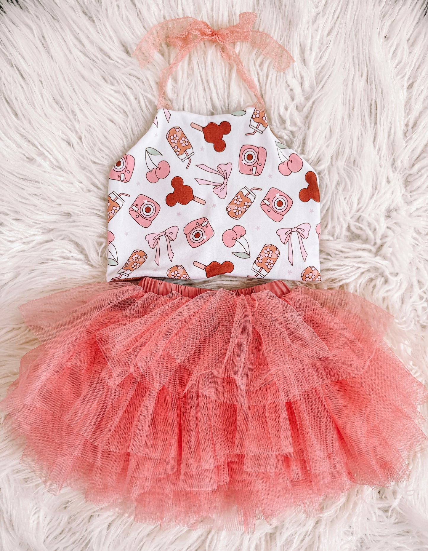 Exclusive “Sweet Memories” Halter + Tutu Set (RTS)