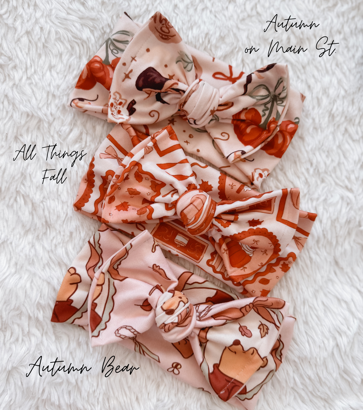 Fall Collection Headwrap or Piggies