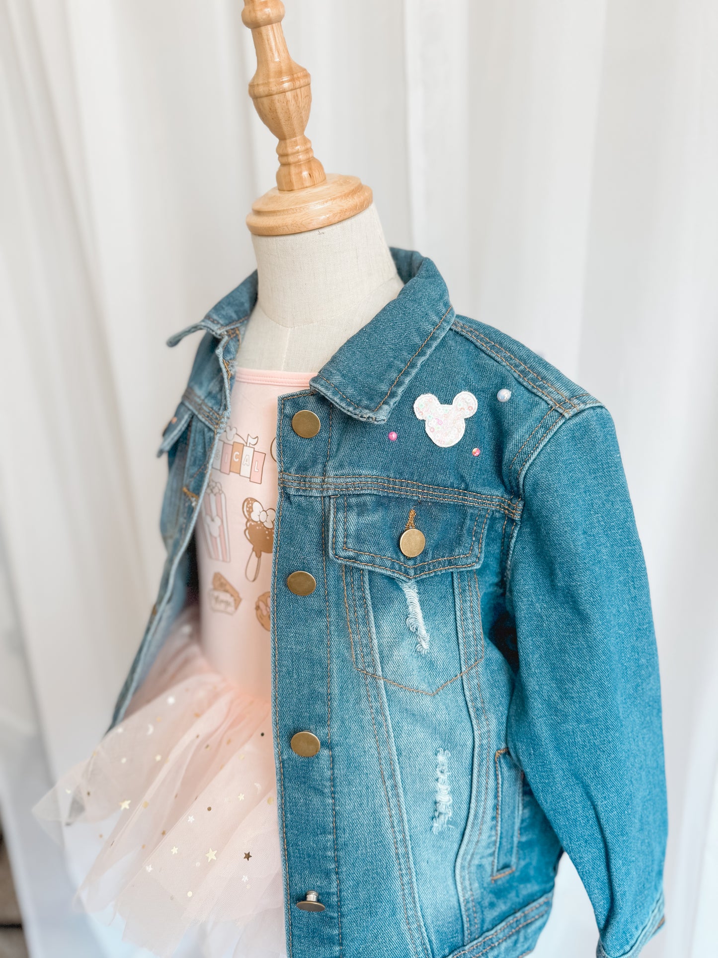 (RTS) Custom Magical Denim Jacket