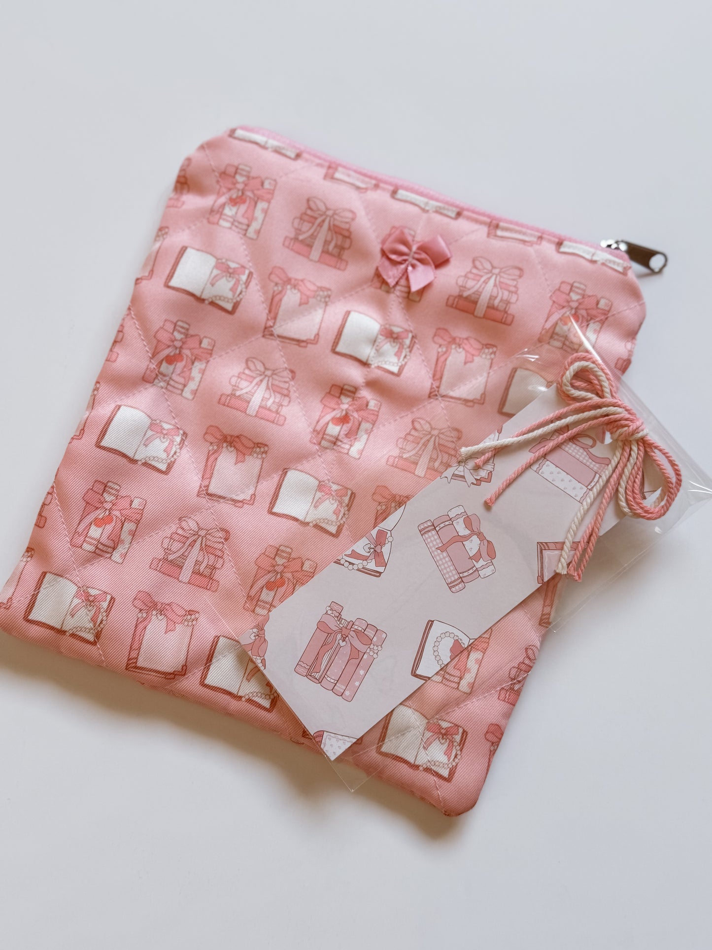 Book Girly + Cherry Double Sided Bookmark