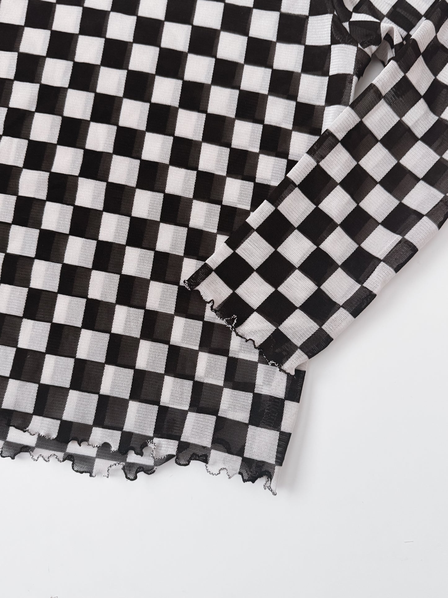 Checker Mesh Layering Top
