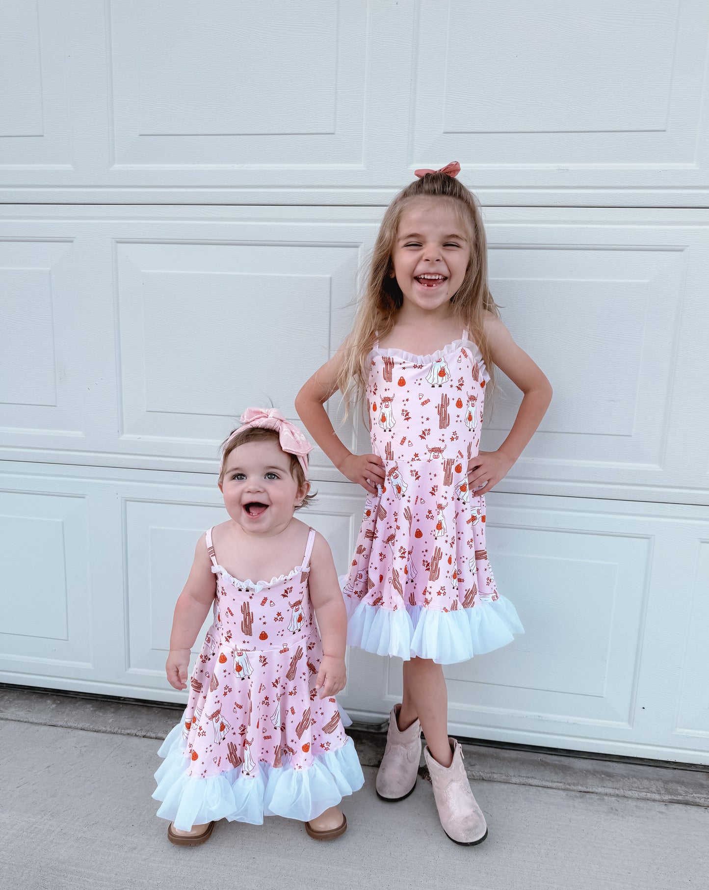 Western Halloween Twirl Dress (RTS)