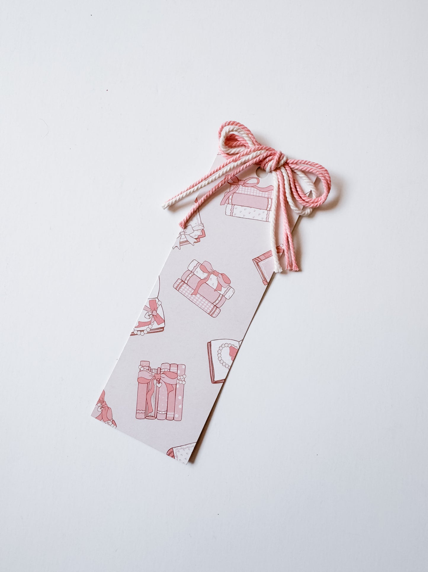 Book Girly + Cherry Double Sided Bookmark