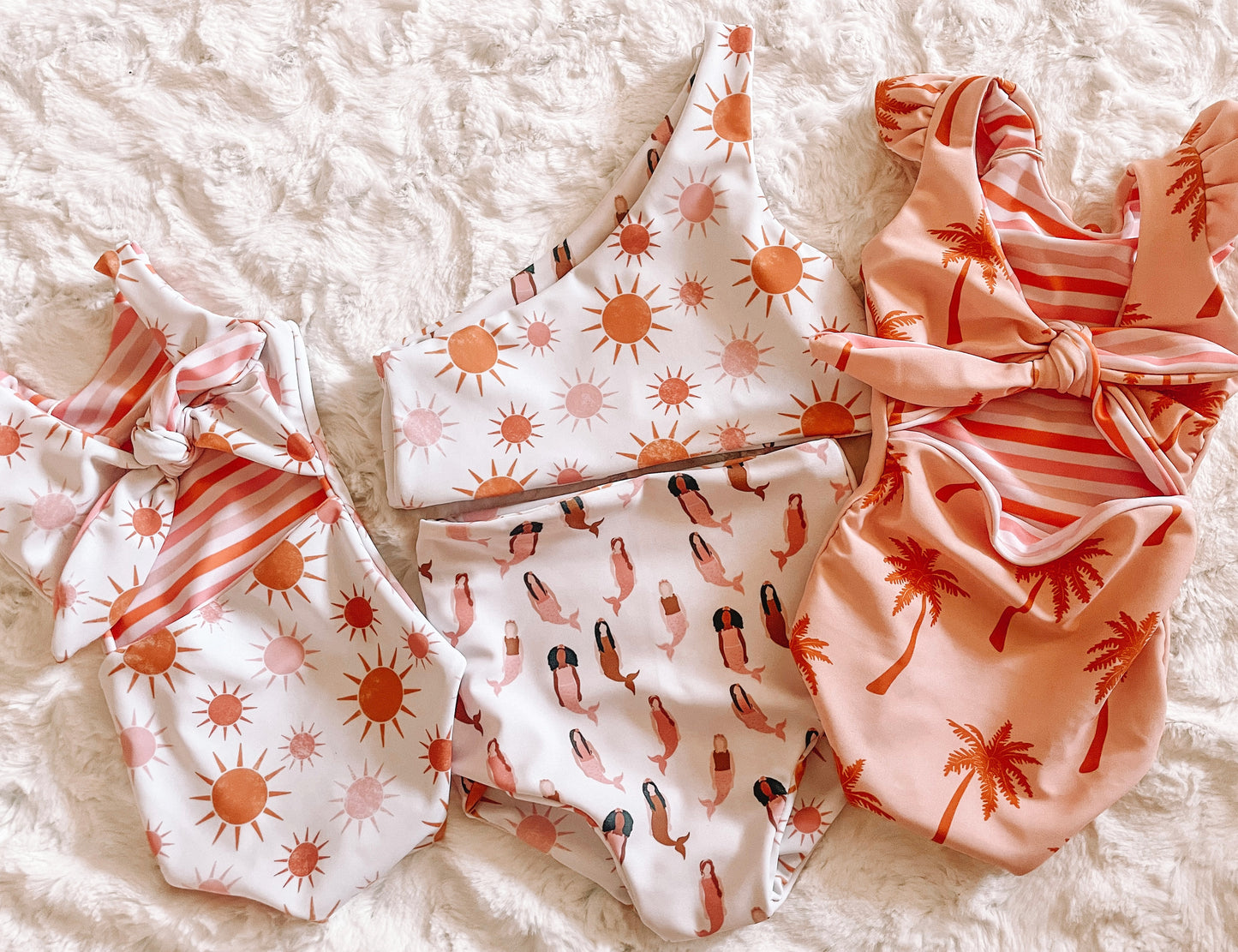 Vintage Suns + Stripes Reversible One Piece (RTS)