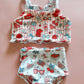 America’s Sweetheart + Patriotic Picnic Reversible Cami Bikini (RTS)