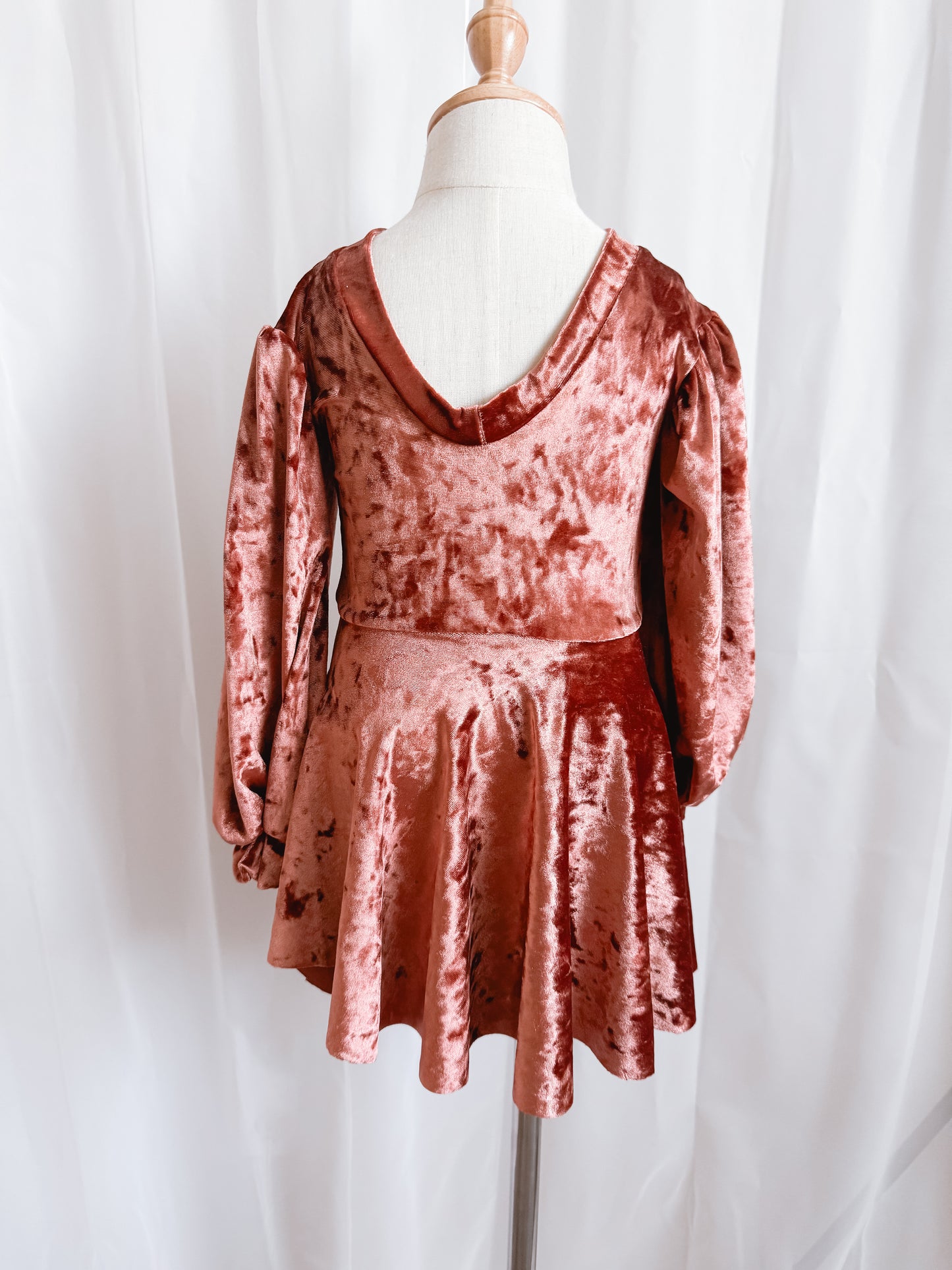 Copper Velvet Bellamy Dress