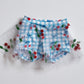 Cherry Gingham Skirted Bummies