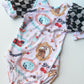 Coquette Cars Puff Sleeve Leo
