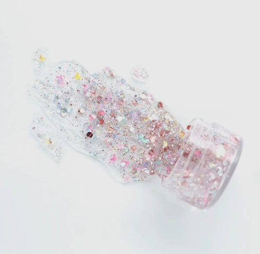 Pink Mouse Hair & Body Glitter