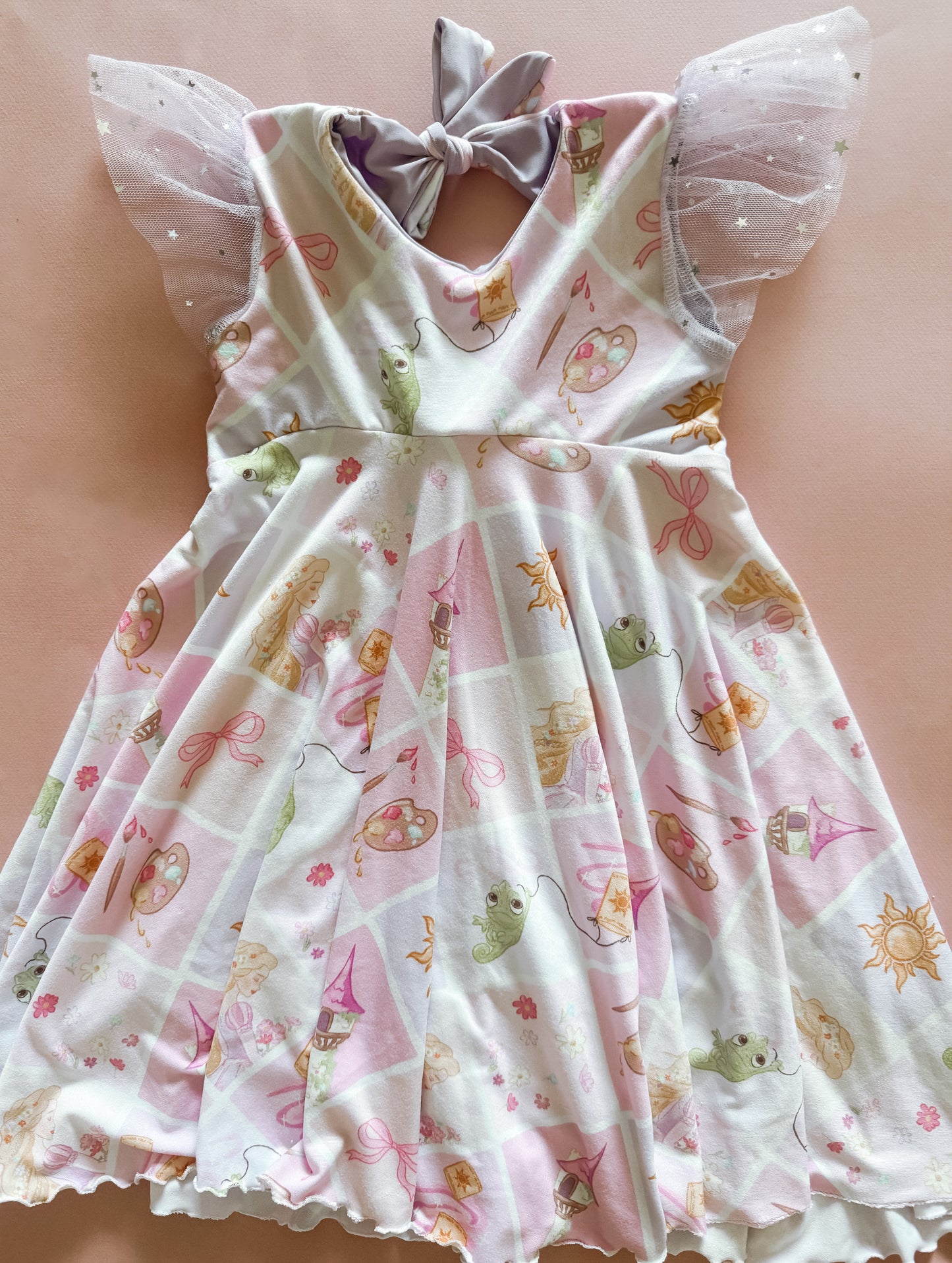 Lantern Princess Open Back Dress