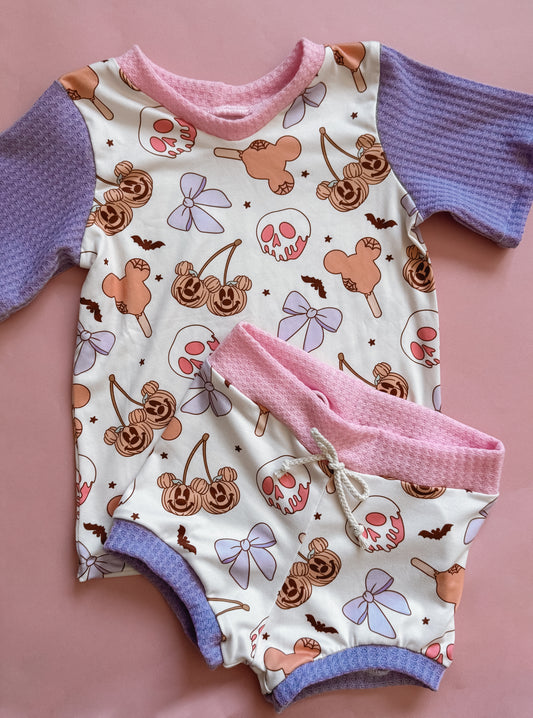 Exclusive Not So Scary Cherry Colorblock Lounge Set