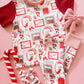 Santa Stamps Pajama Set