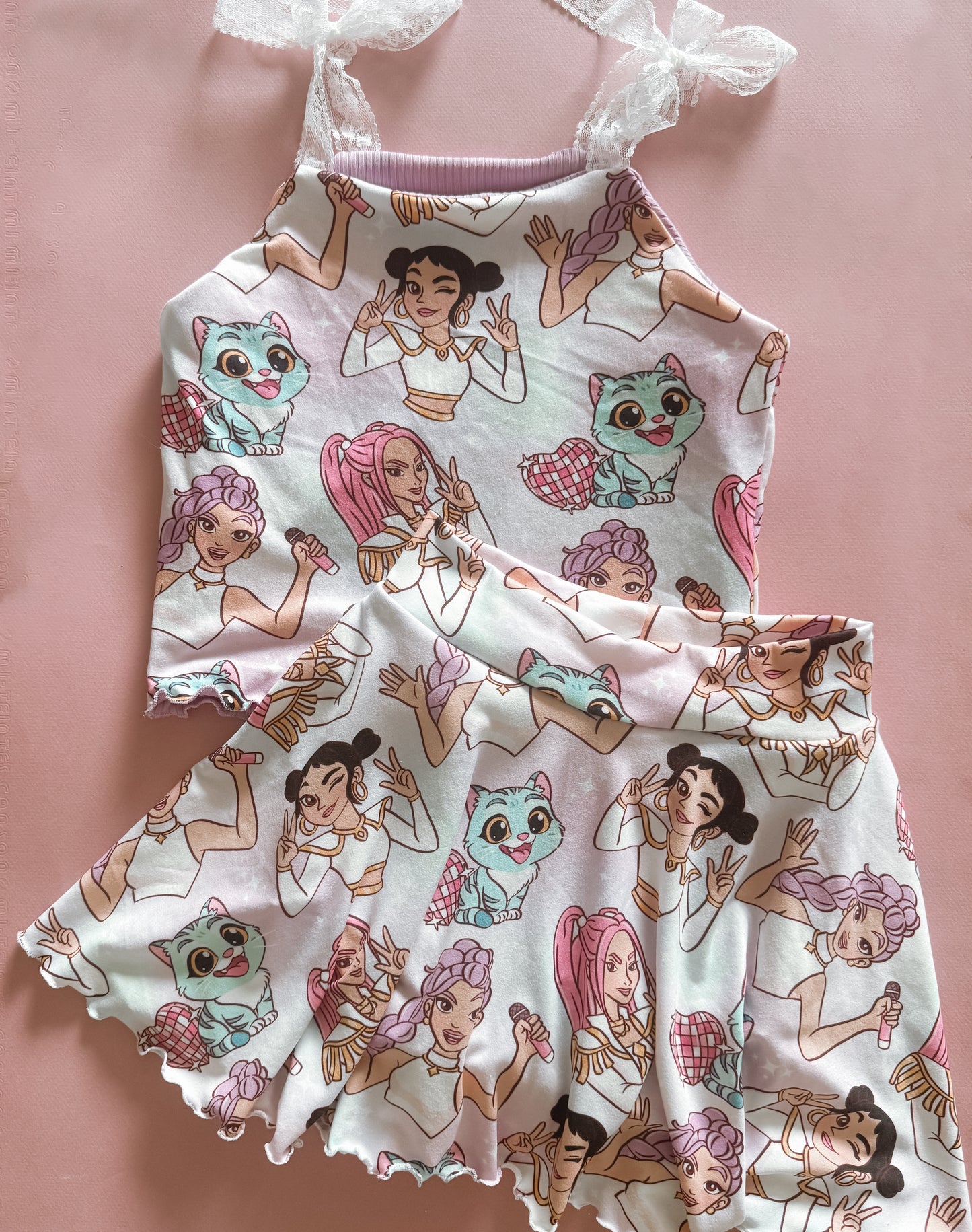 K-Pop For The Fans Cami Skirt Set