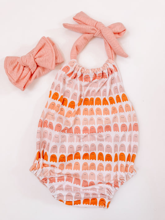 Ombre Ghosts Bubble Romper (RTS)