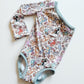 Daisy Heeler One Shoulder Long Sleeve Leo