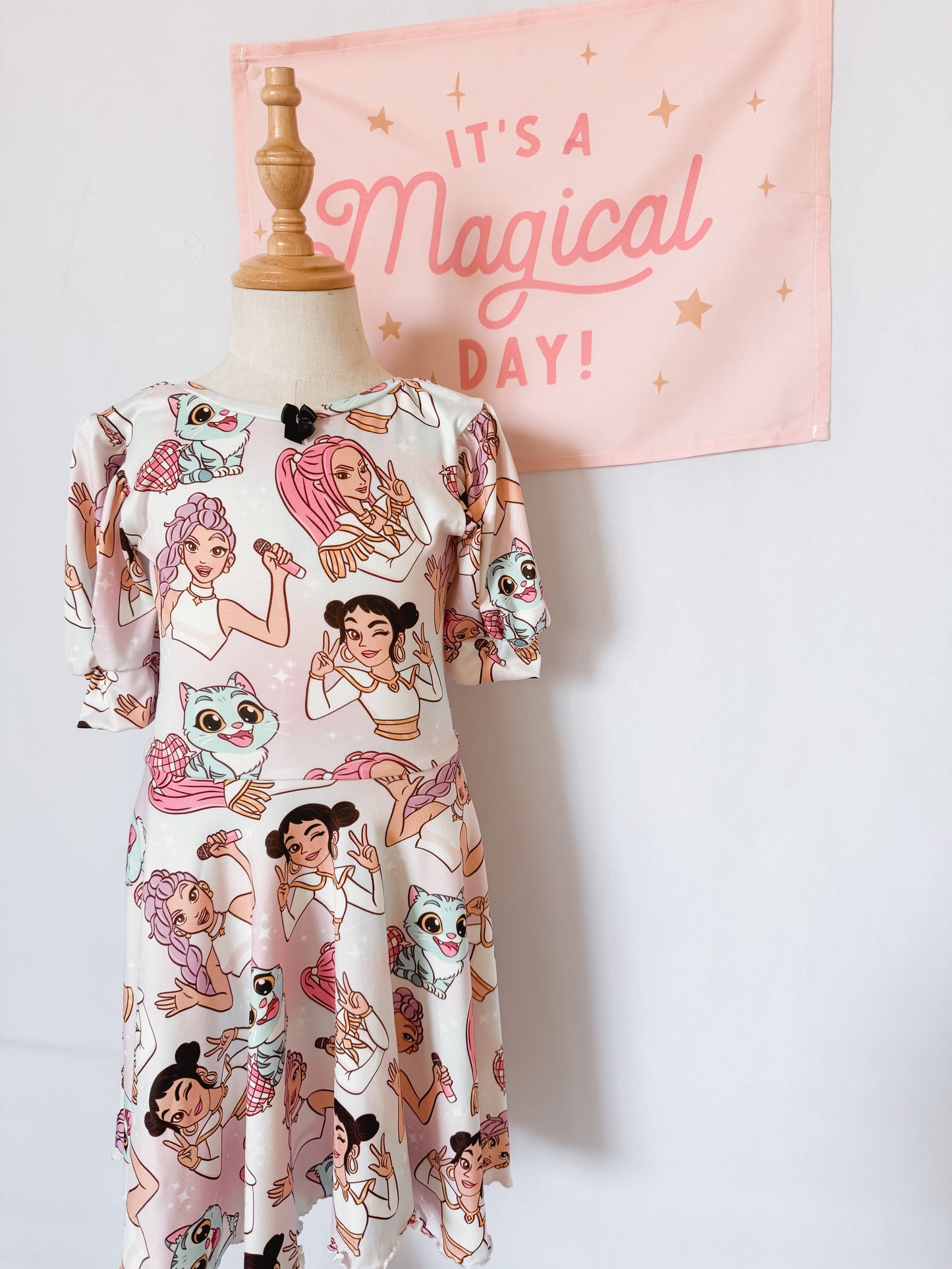 K-Pop For The Fans Puff Sleeve Dress