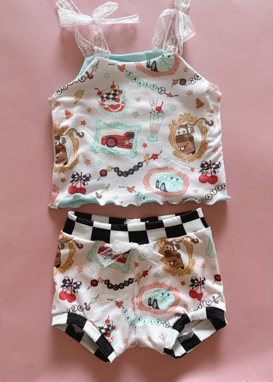 Coquette Cars Cami Lounge Set