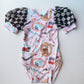 Coquette Cars Puff Sleeve Leo