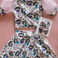 Magical Cats Puff Sleeve Skirt Set