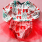 Christmas Bows Velvet Tutu Leo