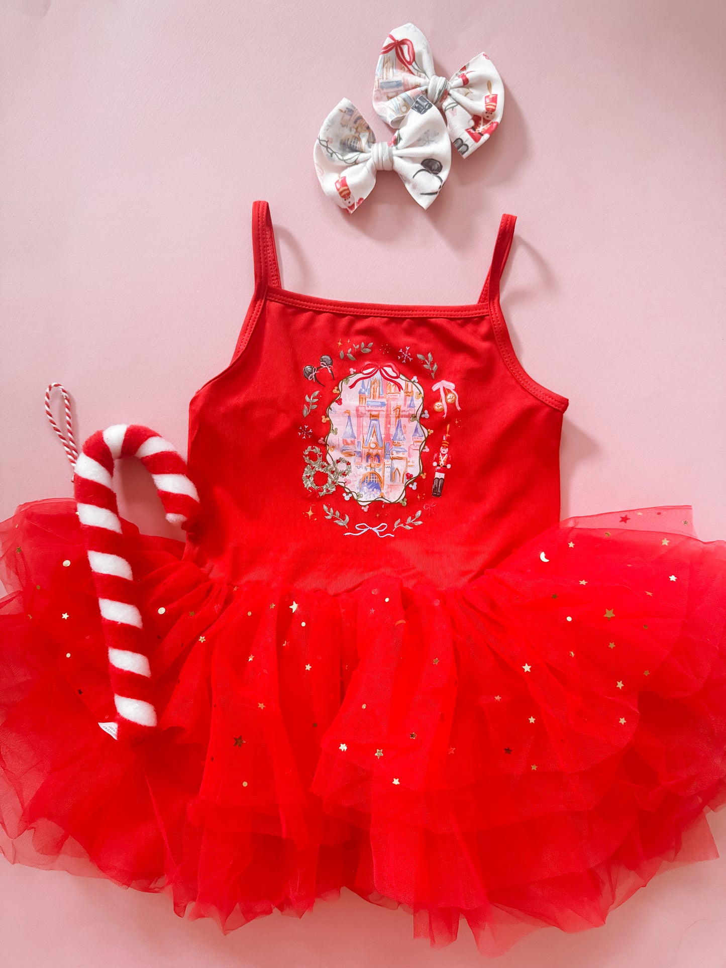Christmas Castle Tutu Dress