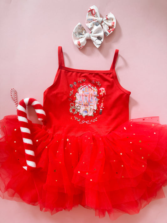 Christmas Castle Tutu Dress
