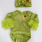 Green Guy Velvet Leotard