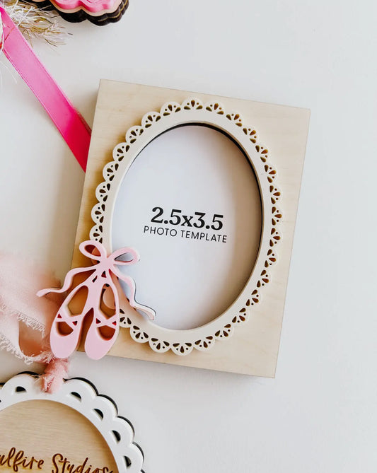 Ballet Wooden Photo Magnet