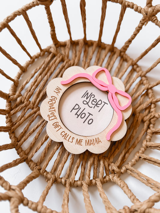 Bow Wood Photo Magnet