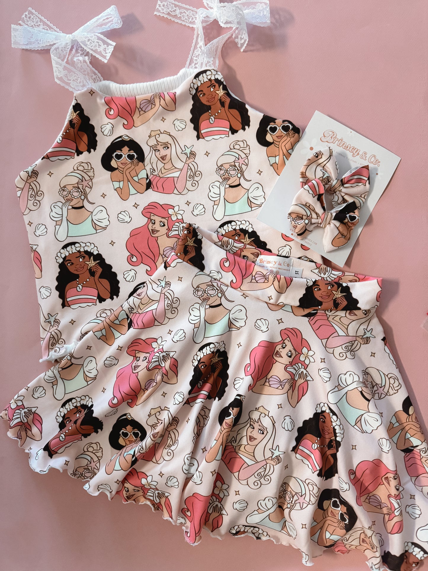 Summer Princess Cami Skirt Set