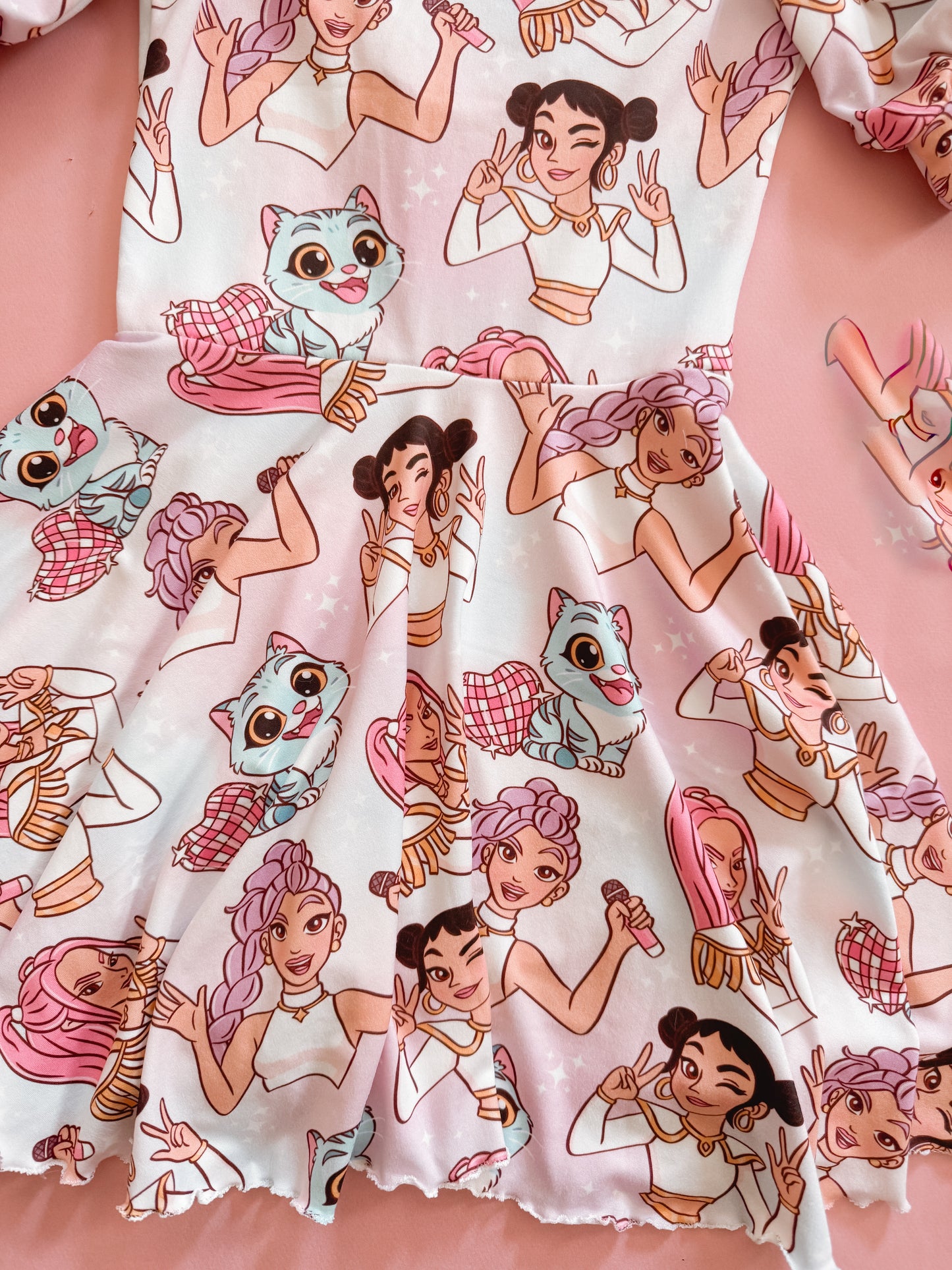 K-Pop For The Fans Puff Sleeve Dress