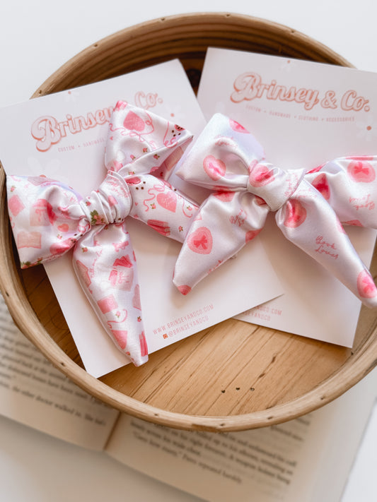 Bookish Satin Bow