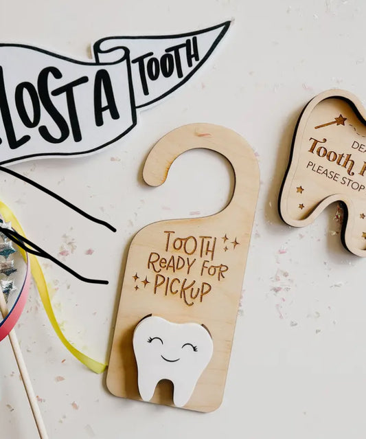 Tooth Ready for Pickup Door Hanger