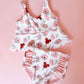 Sweet Memories Ruffle Peplum Bikini