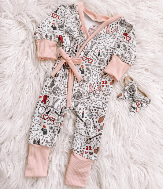 TS Aesthetic Wrap Romper