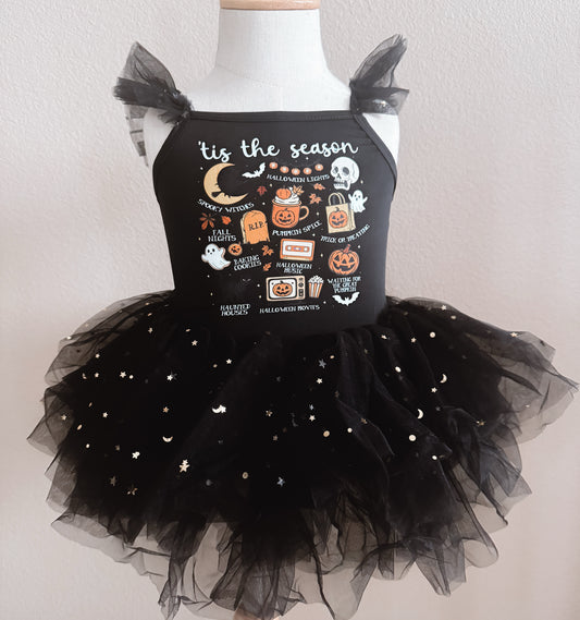Tis the Season Halloween Tutu Dress