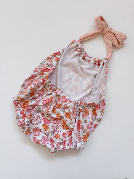 Pastel Floral Bubble Romper