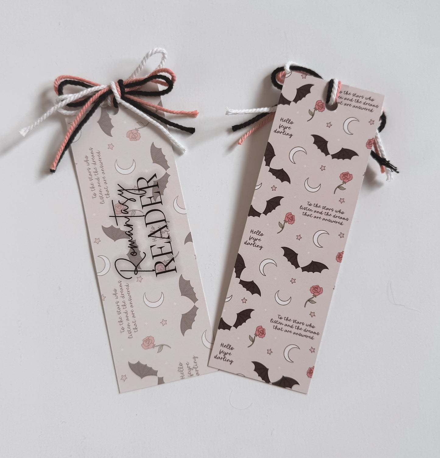 Exclusive Fae Romantasy Double Sided Bookmark